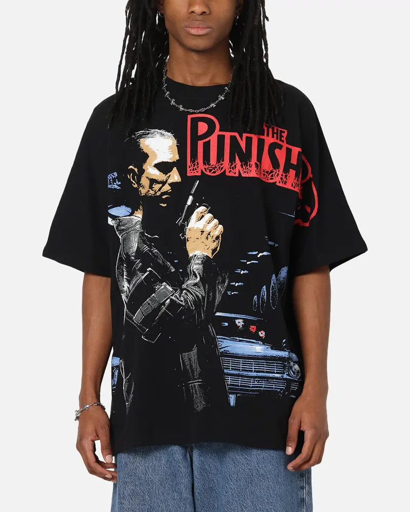 73Studio Marvel The Punisher All Over Print T-Shirt Black 1