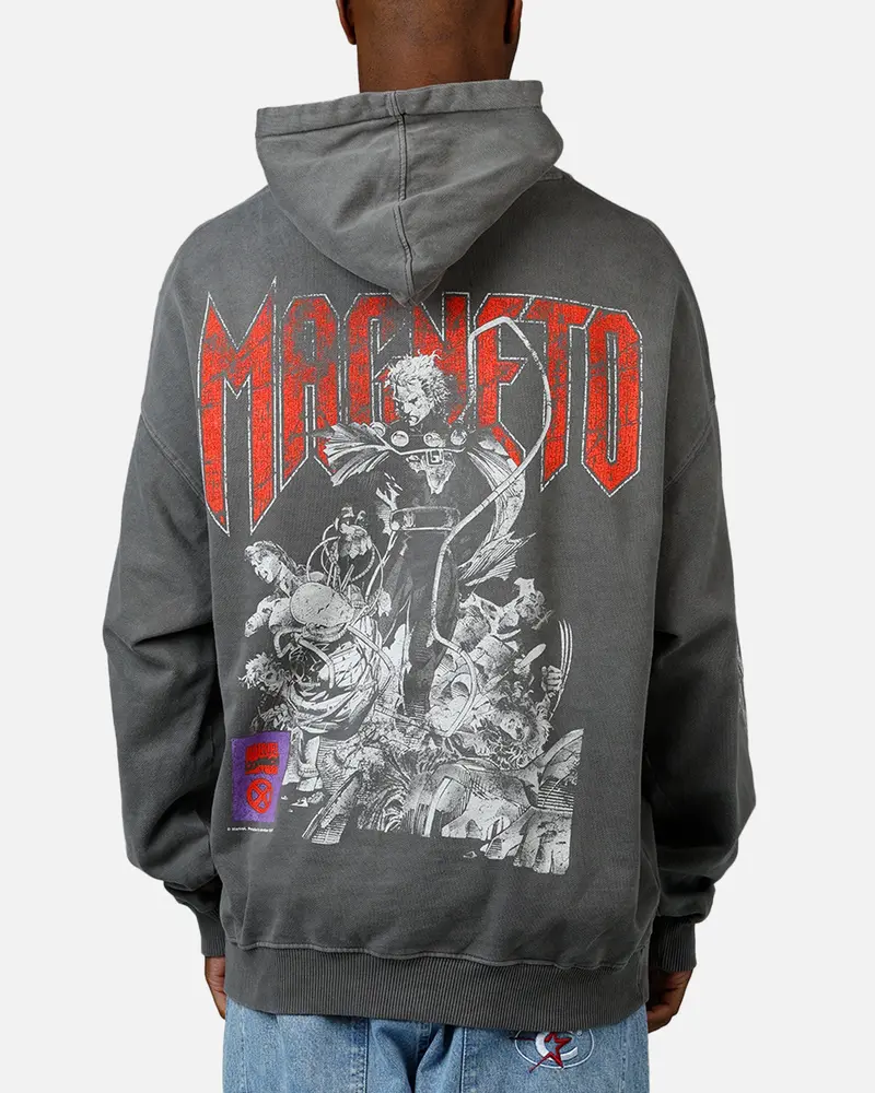 73Studio Marvel X-Men Magneto Premium Hoodie Black Wash 1