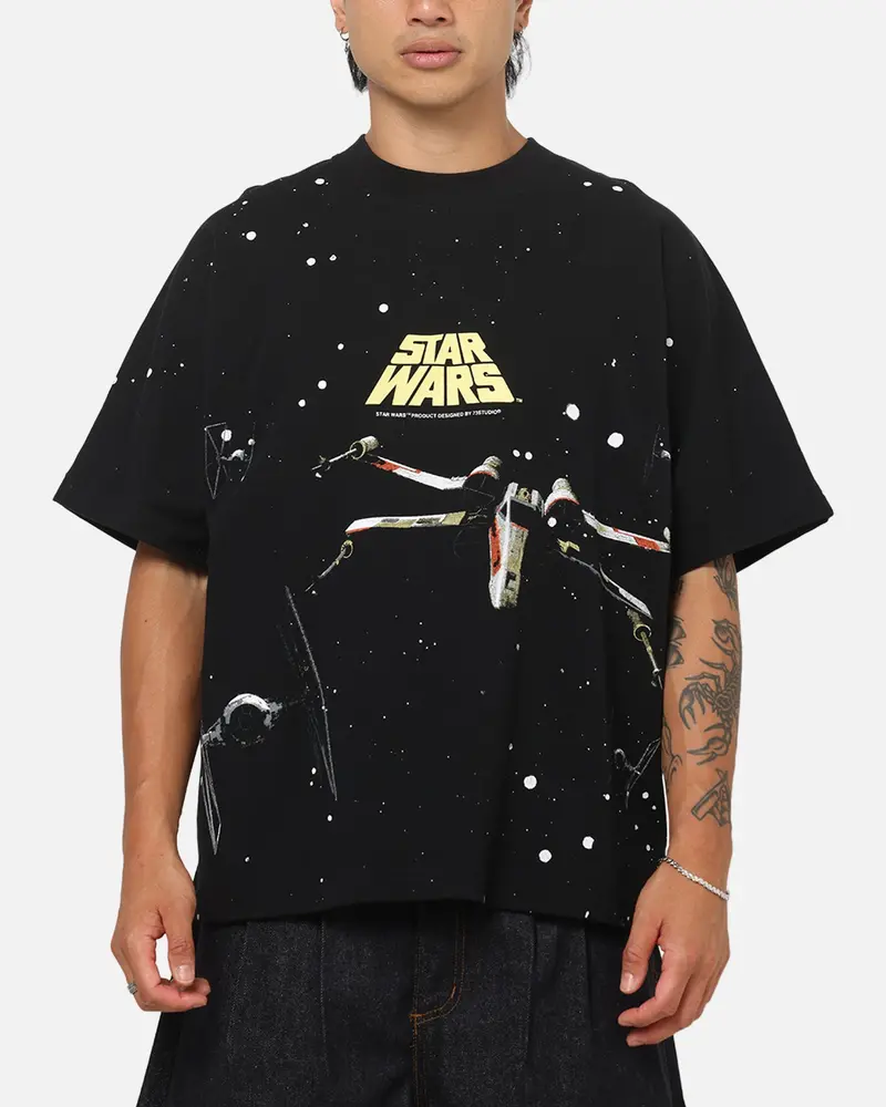 73Studio Star Wars '83 Return Of The Jedi All Print T-Shirt Black 1