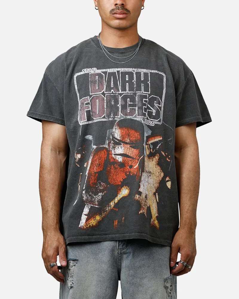 73Studio Star Wars Battlefront Dark Forces Heavyweight T-Shirt Black Wash 1