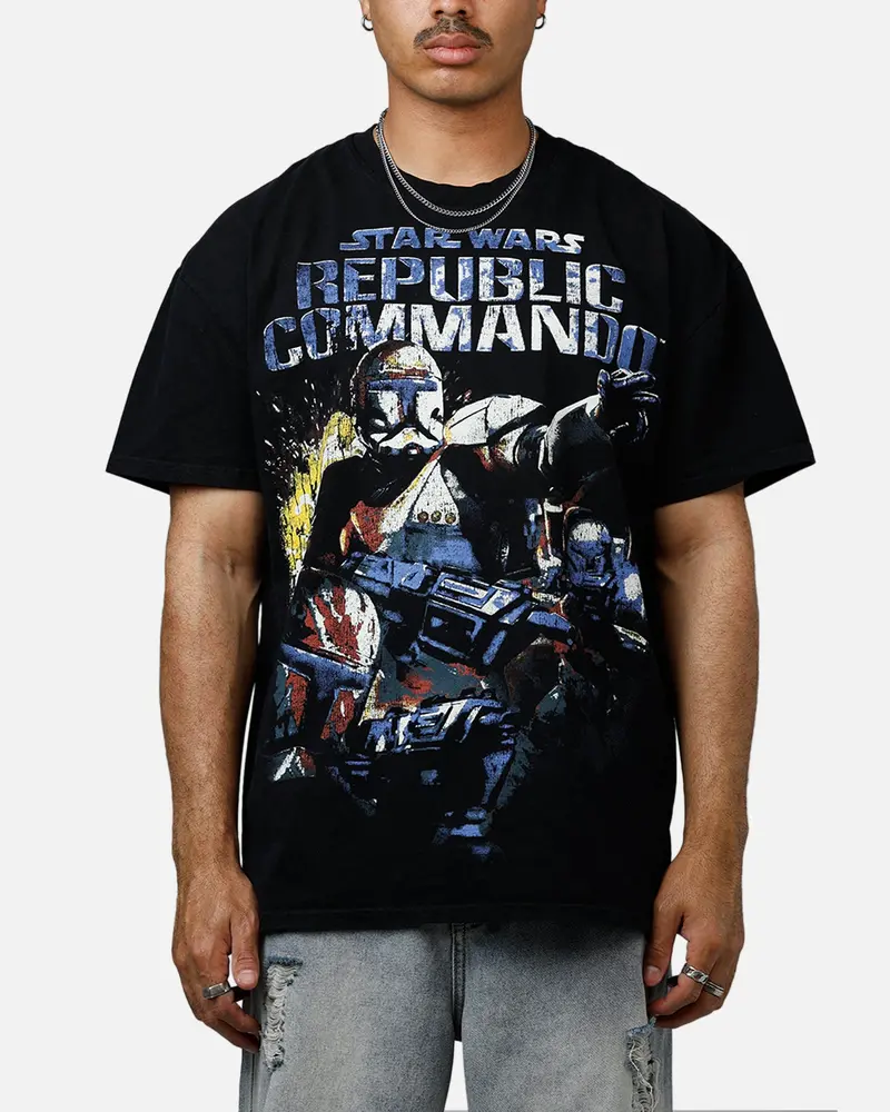 73Studio Star Wars Battlefront Republic Commando Heavyweight T-Shirt Black 1