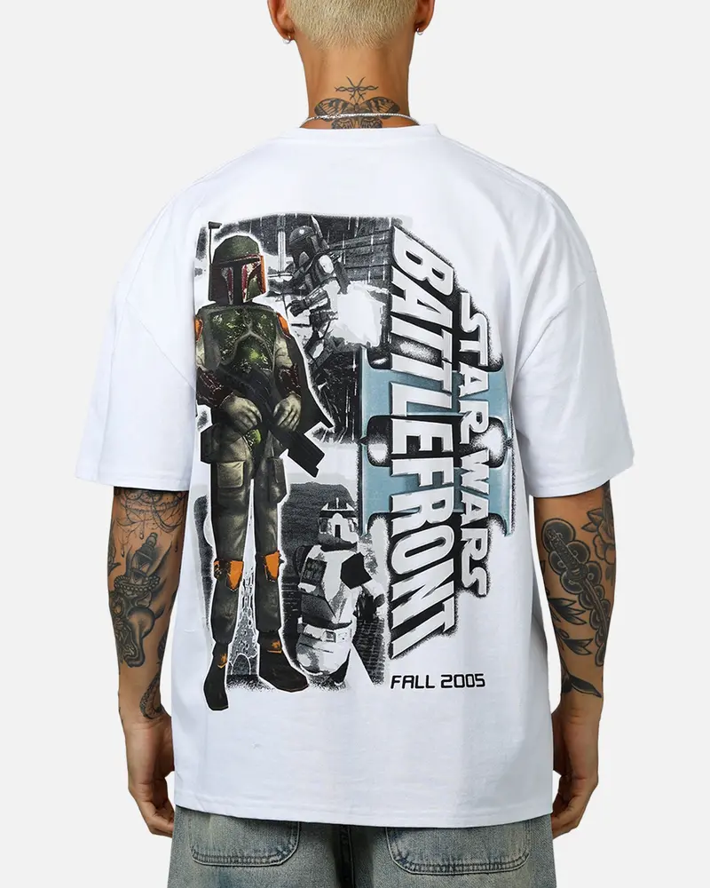 73Studio Star Wars Boba Fett Battlefront Ii T-Shirt White 1