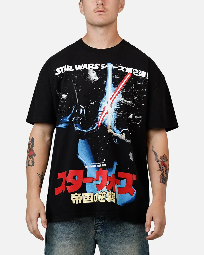 73Studio Star Wars Japan '09 Empire Strikes Back T-Shirt Black 1