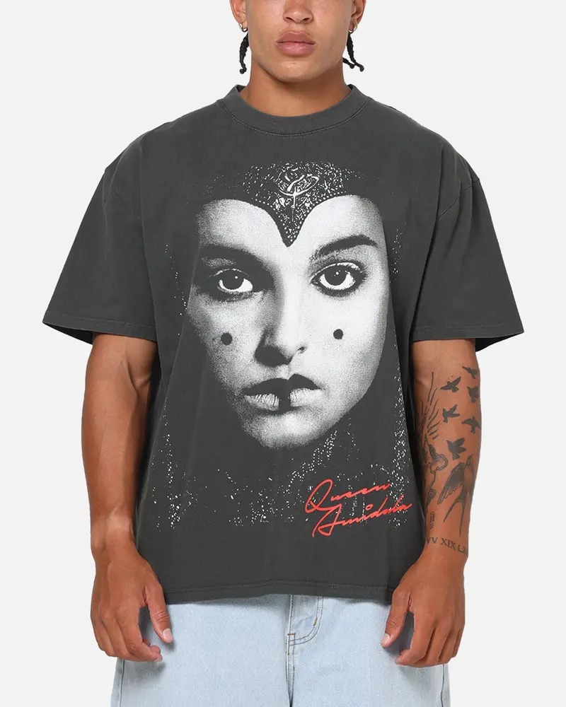 73Studio Star Wars Queen Amidala Heavy T-Shirt Black Wash 1