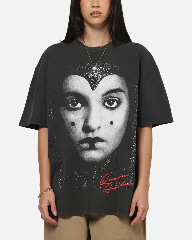73Studio Star Wars Queen Amidala Heavy T-Shirt Black Wash 1
