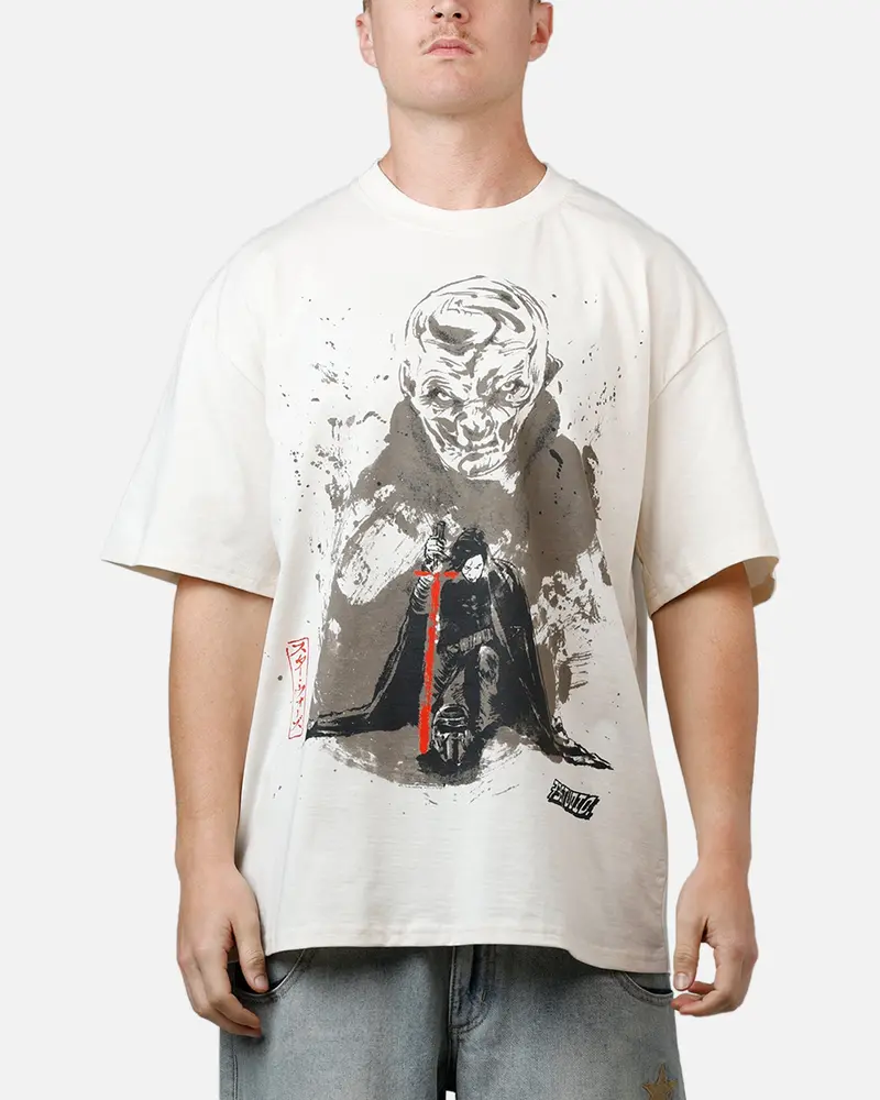 73Studio Star Wars Takumi Last Jedi Vintage T-Shirt Off White 1