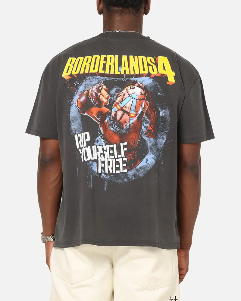 73Studio X Borderlands 4 T-Shirt Black Wash 1