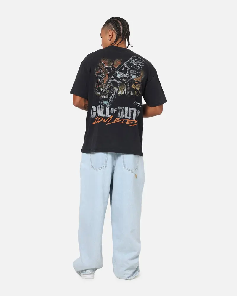 73Studio X Call Of Duty Zombies Classics T-Shirt Black Wash 3