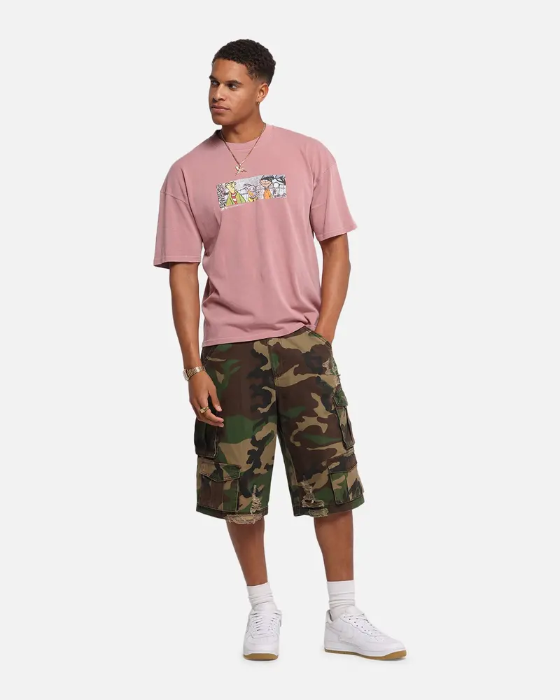73Studio X Cartoon Network Ed Edd N Eddy Box Logo Vintage T-Shirt Coral 4