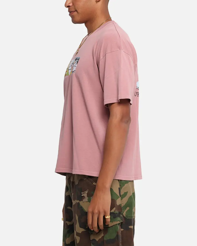 73Studio X Cartoon Network Ed Edd N Eddy Box Logo Vintage T-Shirt Coral 6