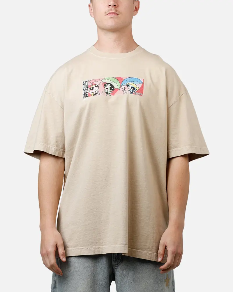 73Studio X Cartoon Network The Powerpuff Girls Grail Vintage T-Shirt Stone 1