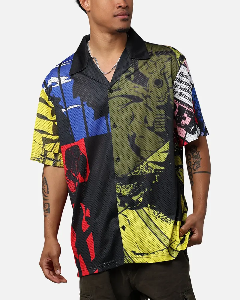 73Studio X Cowboy Bebop Colour Block Party Shirt Multi 1