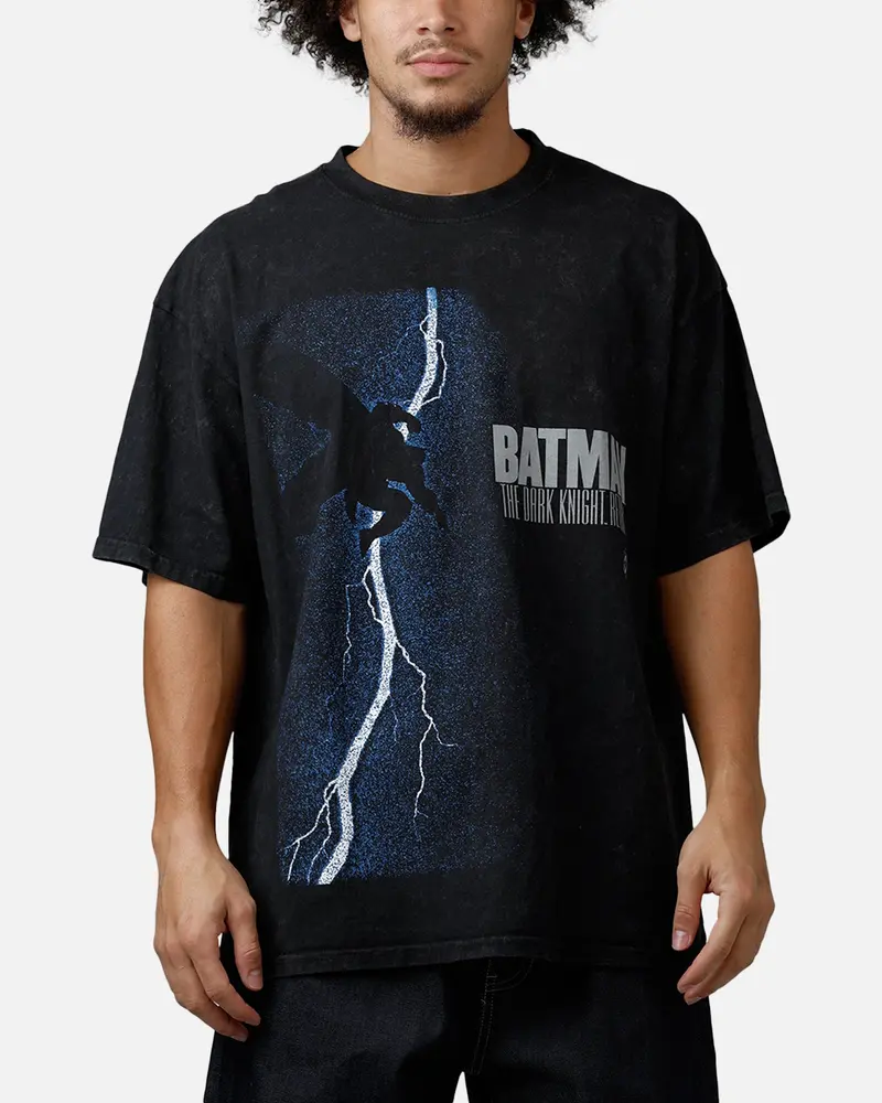 73Studio X Dc Batman Dark Knight T-Shirt Black Acidwash 1