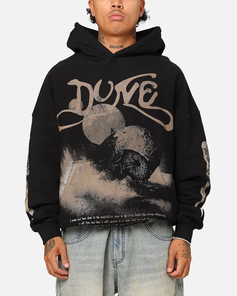 73Studio X Dune Heavyweight Hoodie Black 1