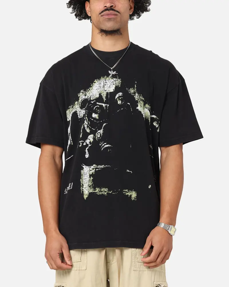 73Studio X Fallout '08 Fallout 3 Vintage T-Shirt Black Acidwash 1