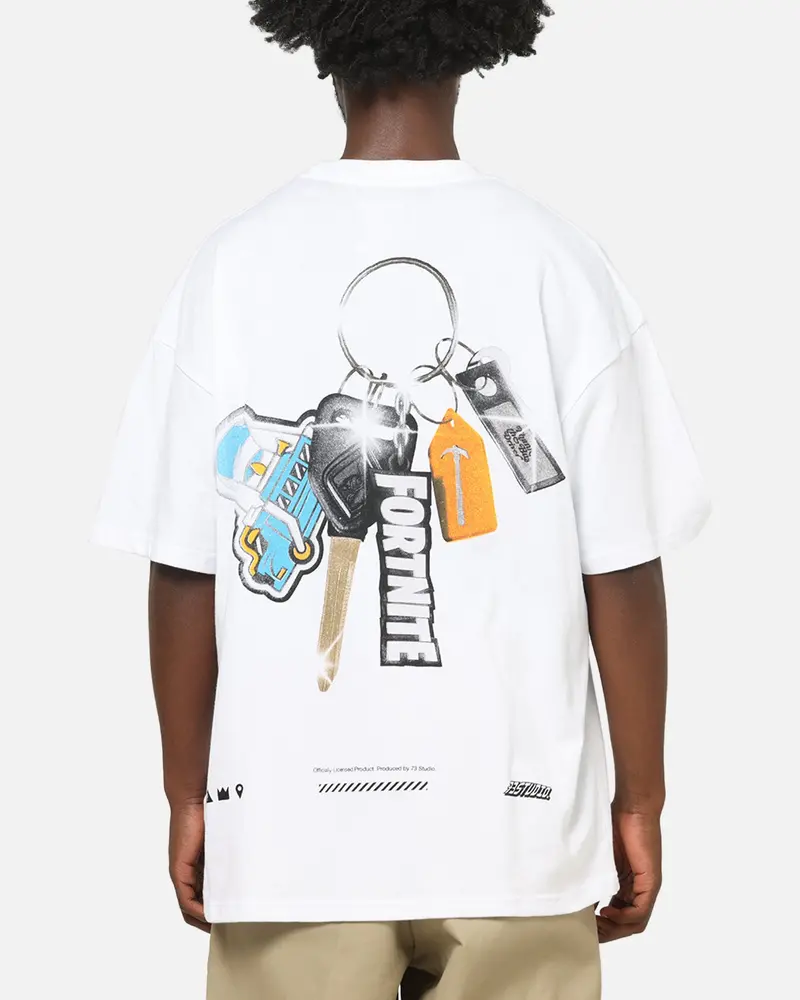 73Studio X Fortnite Thankyou Bus Driver T-Shirt White 1