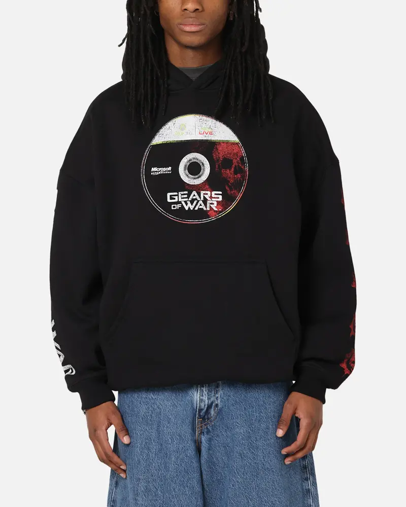 73Studio X Gears Of War '08 Gears 2 Disc Premium Hoodie Black 1