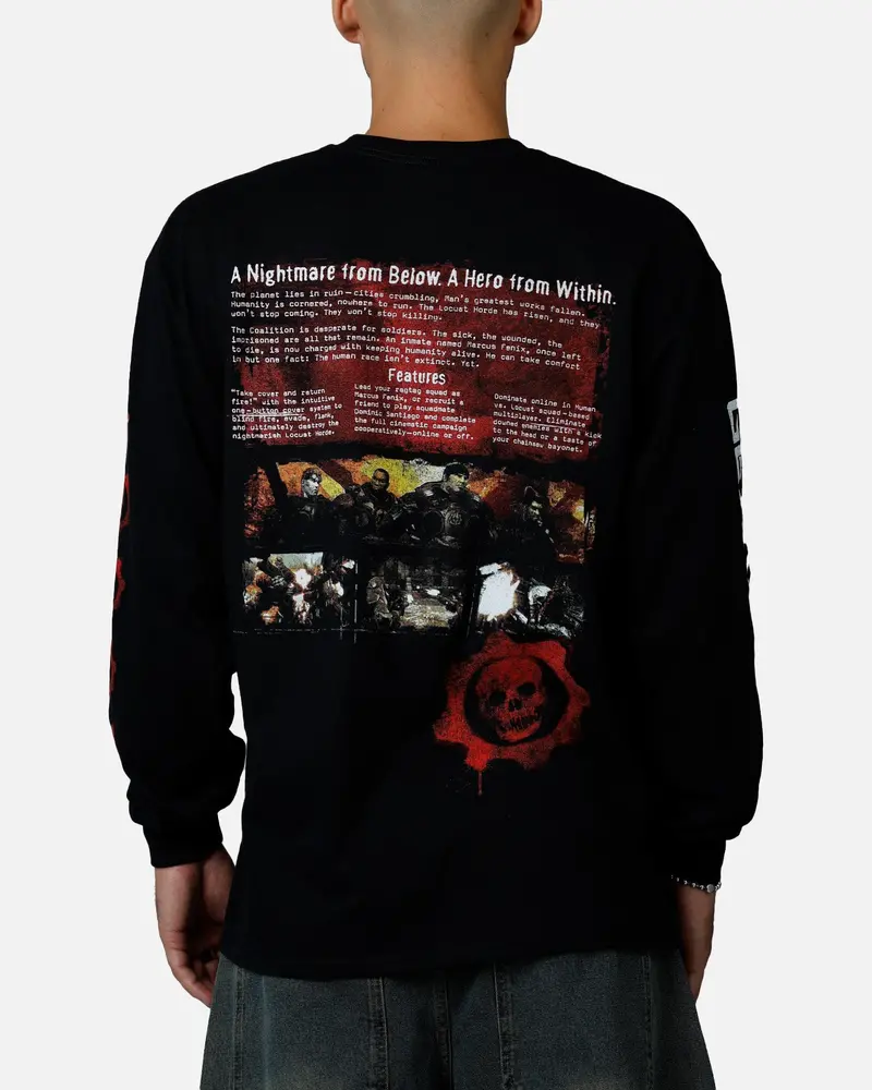 73Studio X Gears Of War Gears Of Wear Long Sleeve T-Shirt Black 1