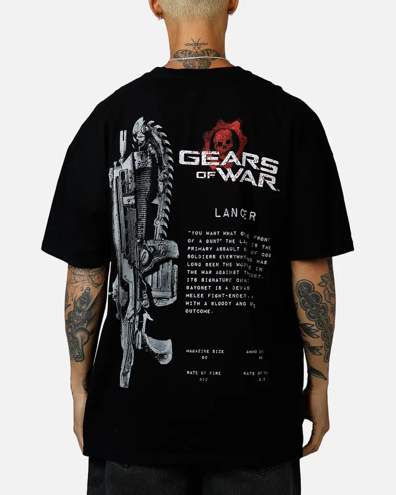 73Studio X Gears Of War Lancer T-Shirt Black 1