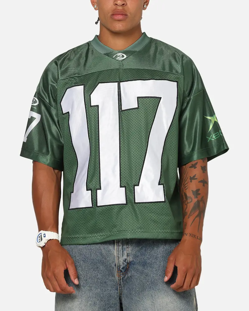 73Studio X Halo 2 Spartan 117 Football Jersey Forest Green 1