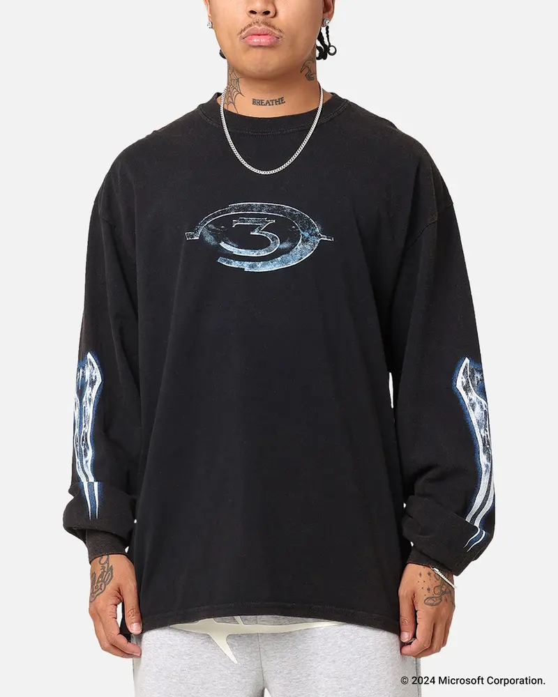 73Studio X Halo Halo Legendary Long Sleeve T-Shirt Black 1
