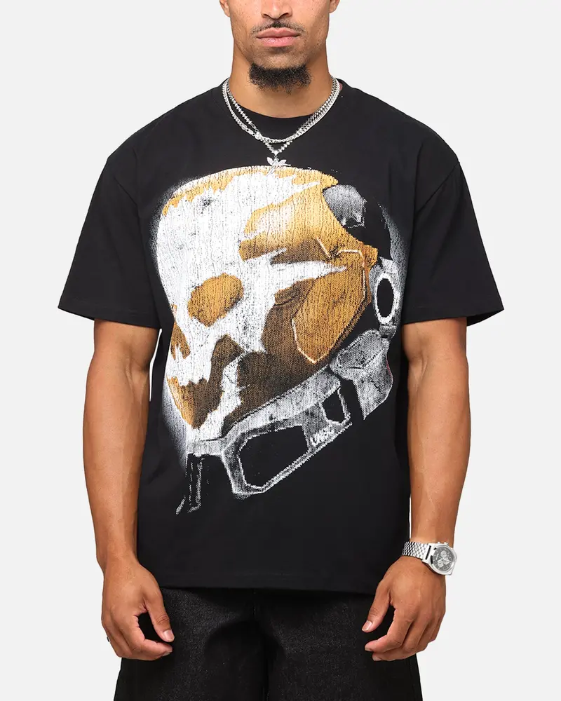 73Studio X Halo Halo Reach Emile Big Head Heavyweight T-Shirt Black 1