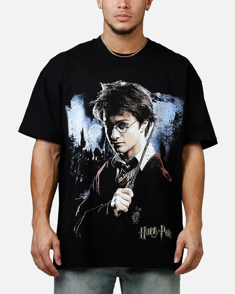 73Studio X Harry Potter Heavyweight T-Shirt Black 1