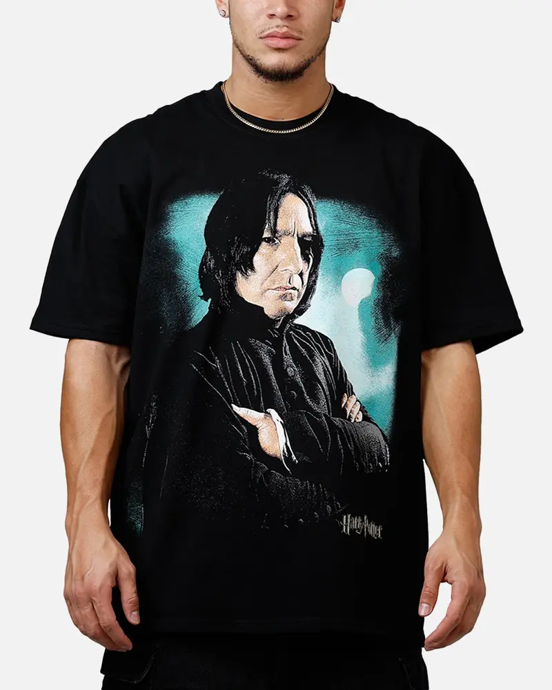 73Studio X Harry Potter Snape Poster Heavyweight T-Shirt Black 1