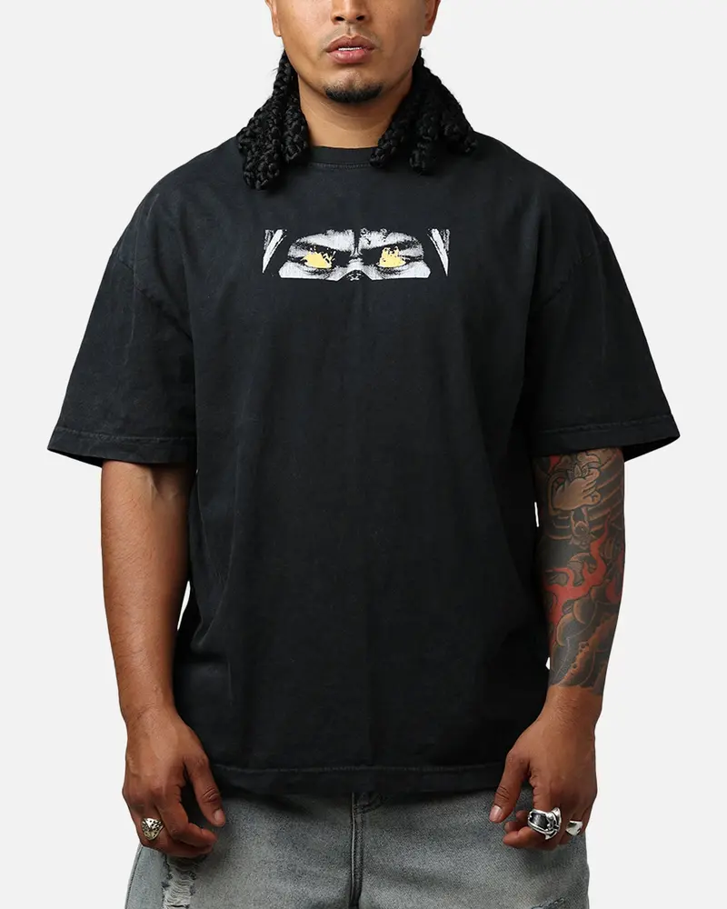 73Studio X Mortal Kombat Scorpion Fire Vintage T-Shirt Black Acidwash 2