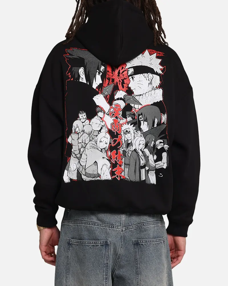 73Studio X Naruto The End Of Tears Premium Hoodie Black 1