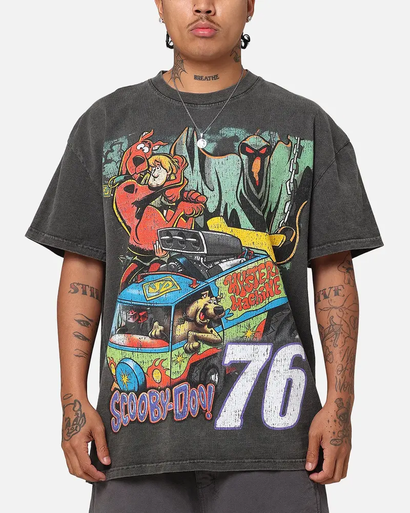 73Studio X Scooby-Doo Scooby-Doo Jumbo Heavyweight Vintage T-Shirt Black Wash 1