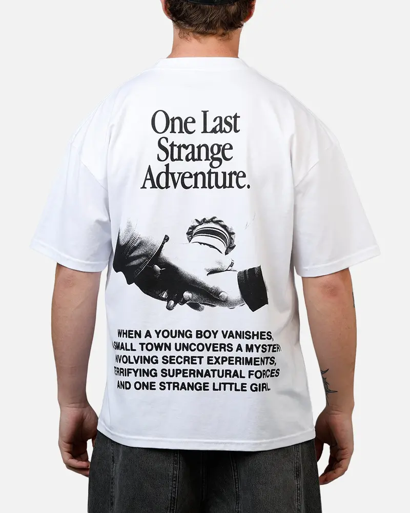 73Studio X Stranger Things One Last Adventure T-Shirt White 1