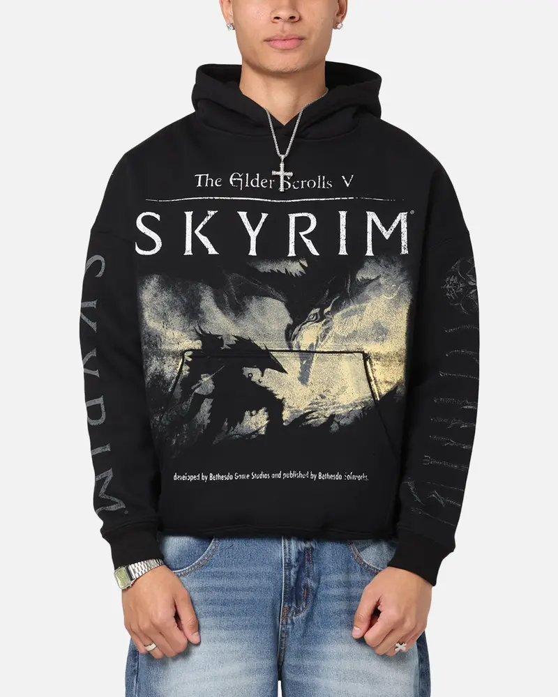 73Studio X The Elder Scrolls V: Skyrim '11 Daedric Premium Hoodie Black 1