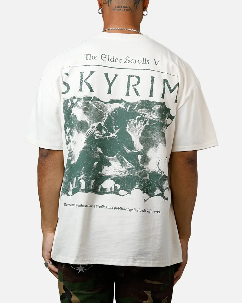 73Studio X The Elder Scrolls V: Skyrim Vintage T-Shirt Off White 1