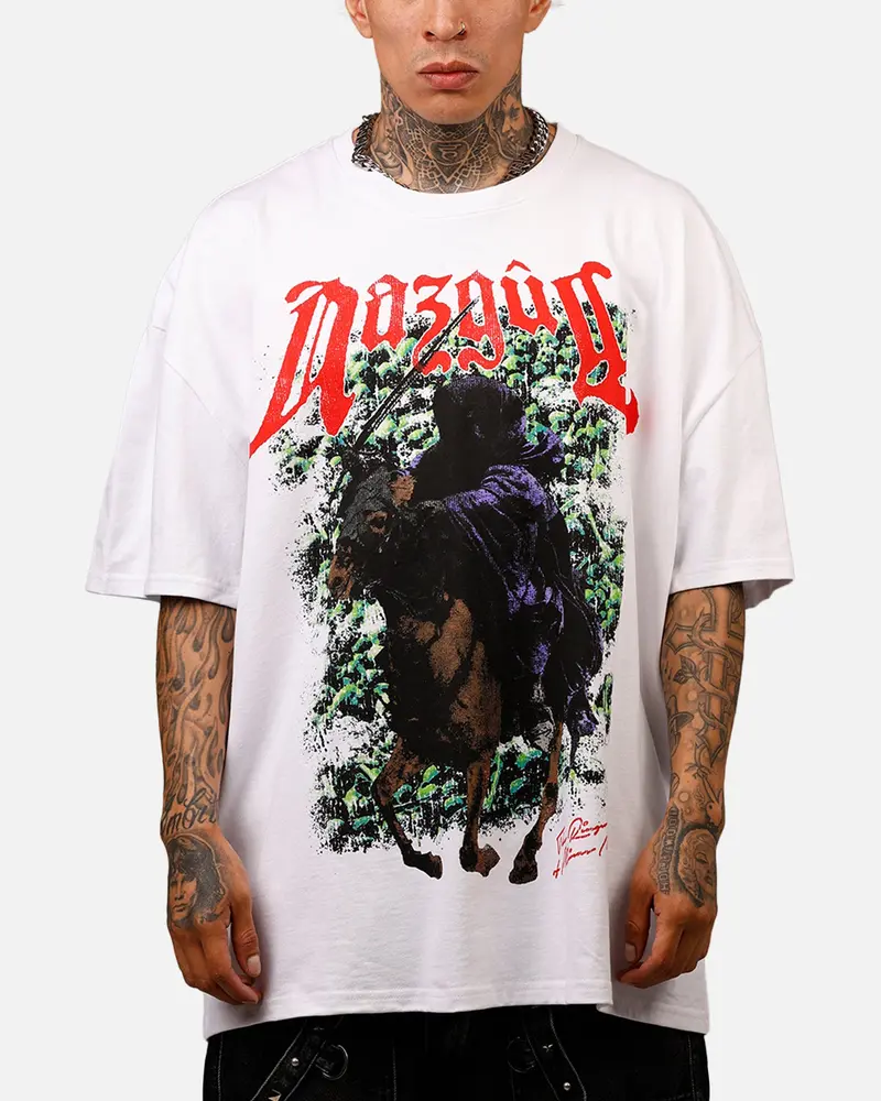 73Studio X The Lord Of The Rings Nazgul Heavyweight Vintage T-Shirt White 1