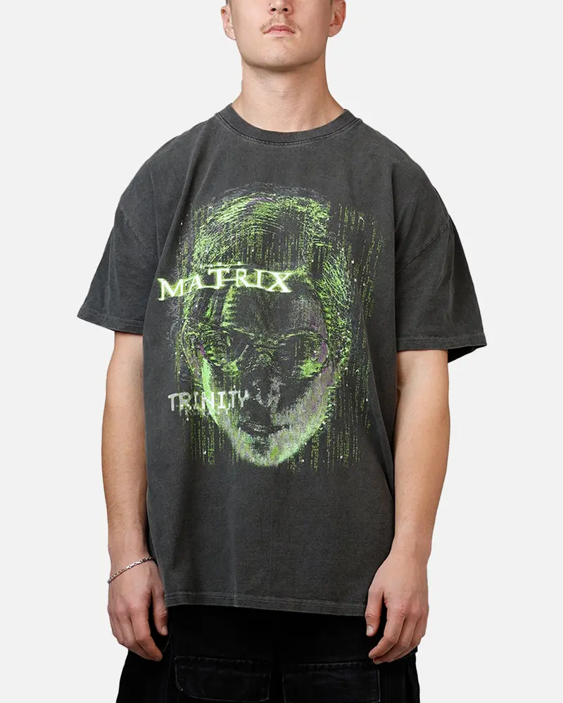 73Studio X The Matrix Trinity Heavyweight T-Shirt Black 1