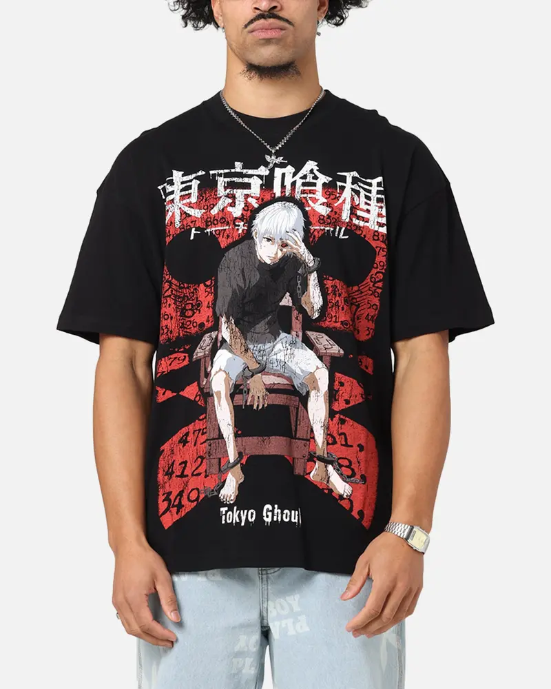 73Studio X Tokyo Ghoul 1000 Minus 7 Vintage T-Shirt Black 1