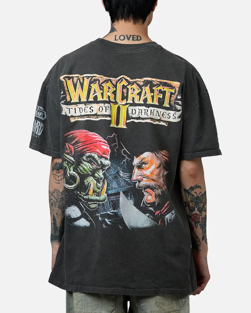 73Studio X Warcraft Ii: Tides Of Darkness T-Shirt Black Wash 1