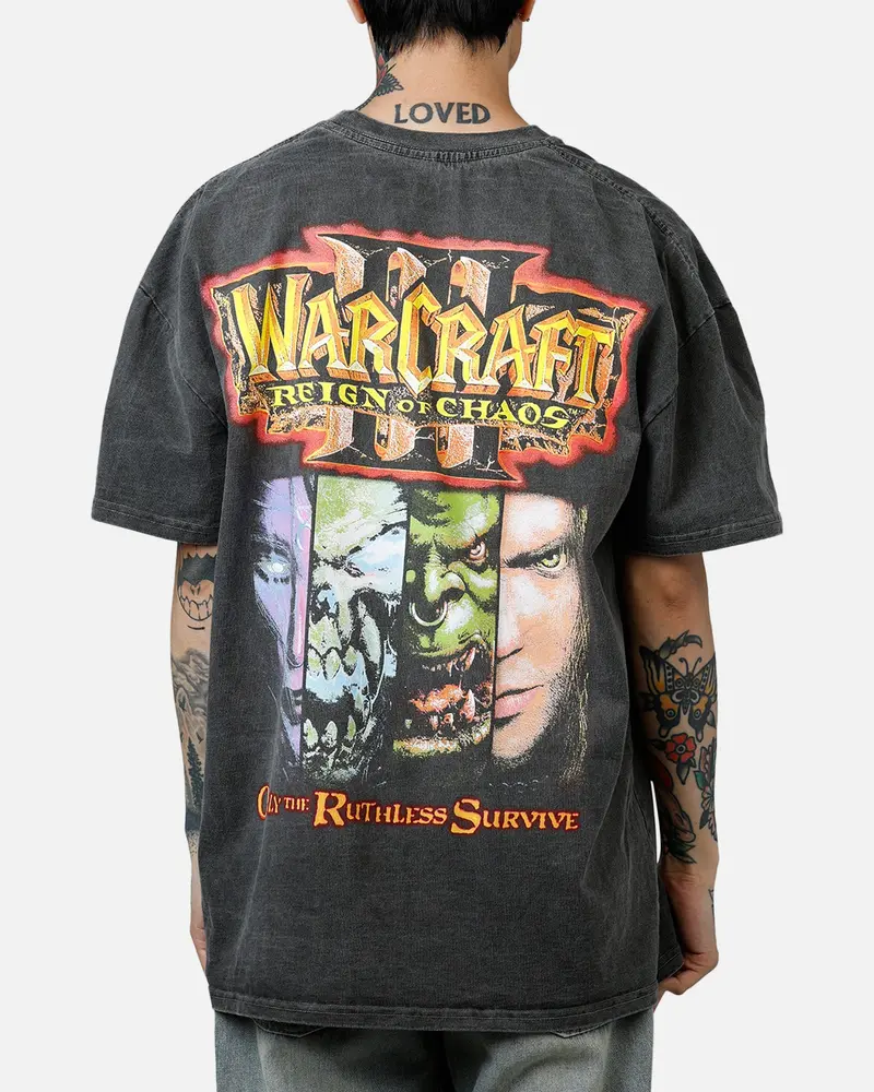 73Studio X Warcraft: Reign Of Chaos T-Shirt Black Wash 1