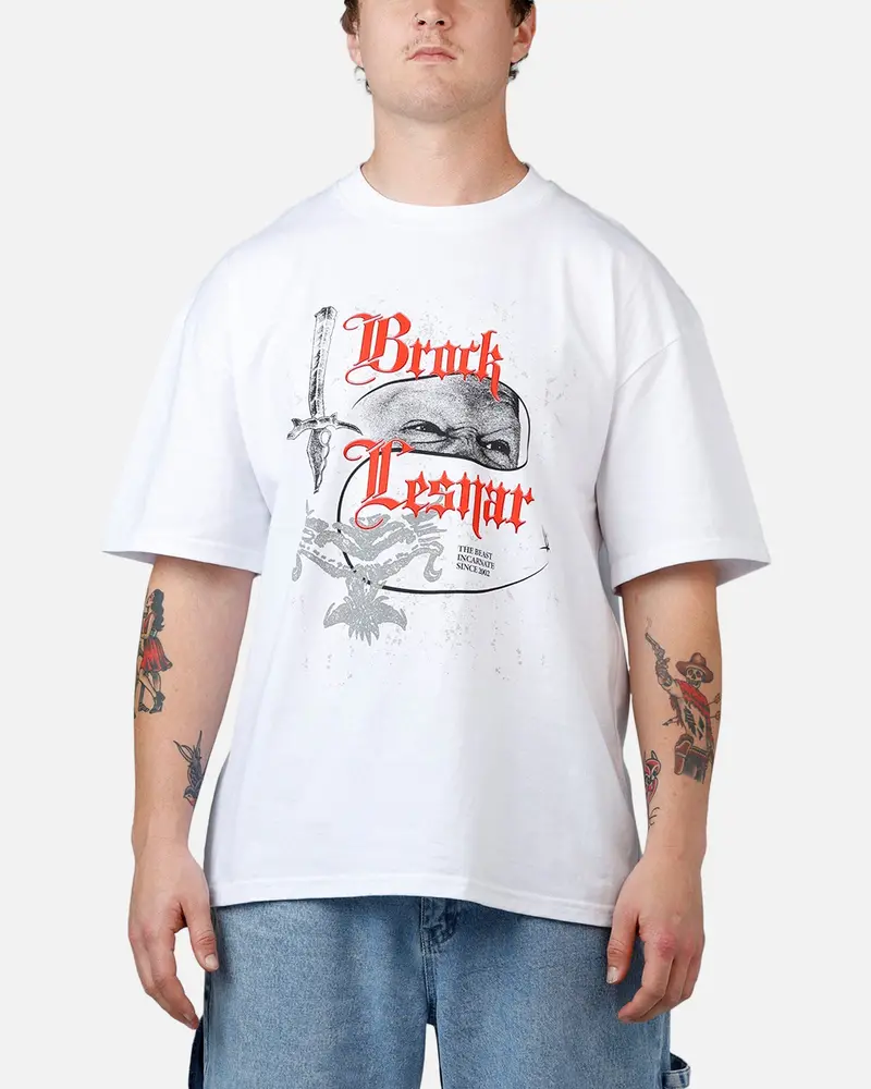 73Studio X Wwe Wrestlemania 42 Brock Lesnar T-Shirt White 1
