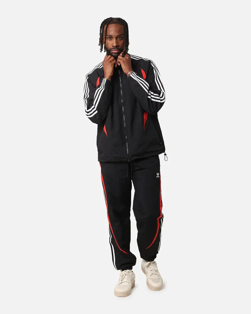 Adidas Archive Pants Black/Better Scarlet 2