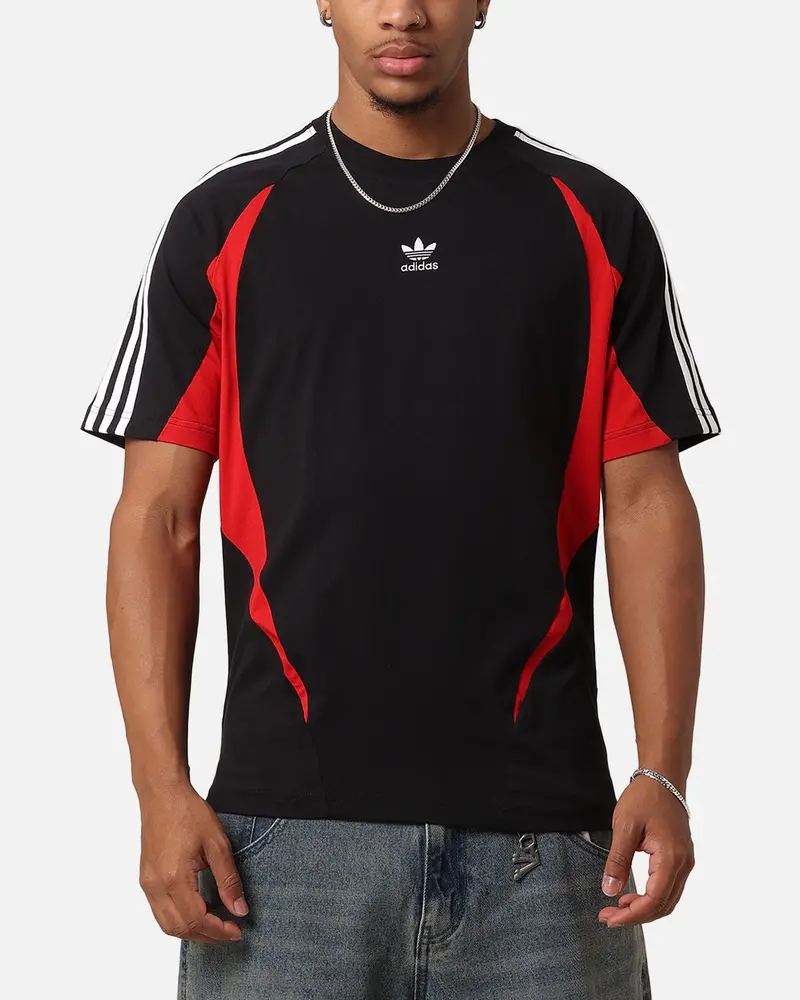 Adidas Archive T-Shirt Black/Better Scarlet 1