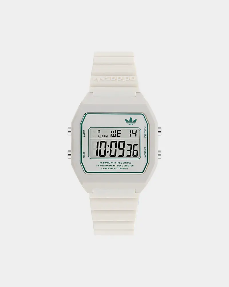 Adidas Digital Two Watch Silver/Green 1