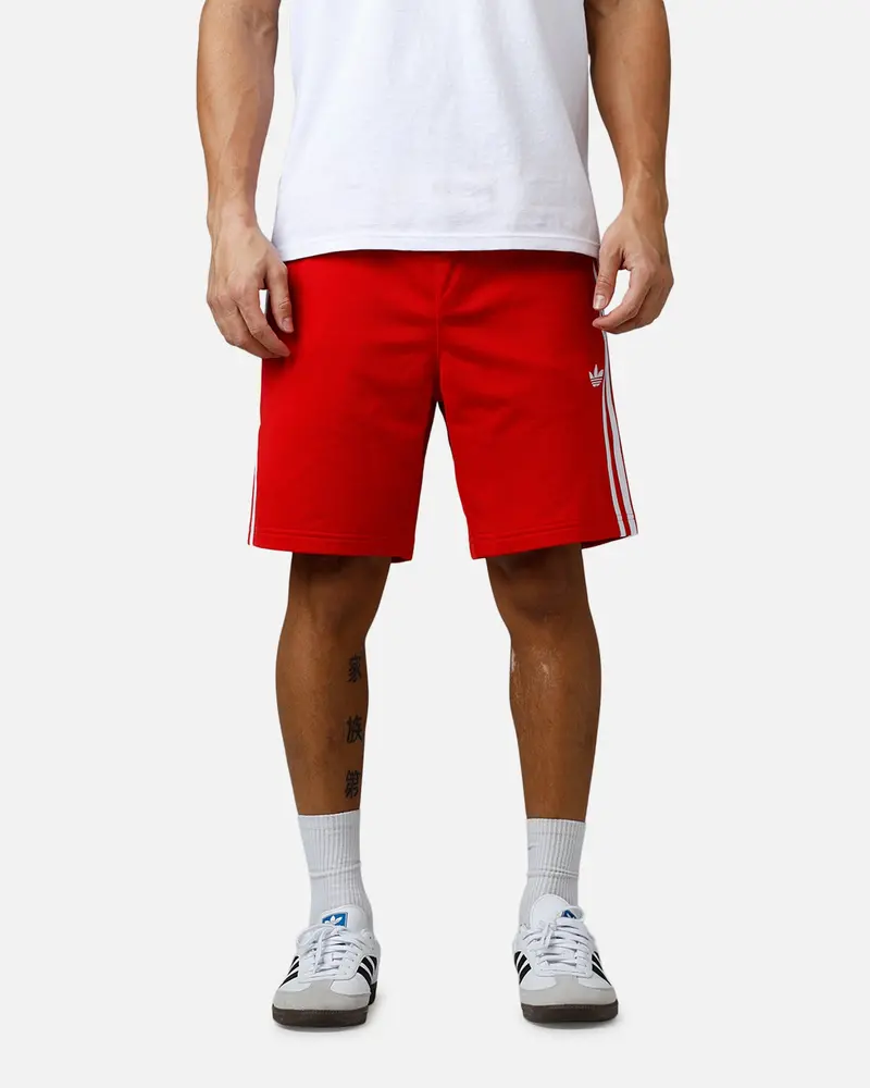 Adidas Firebird Shorts Red/White 1