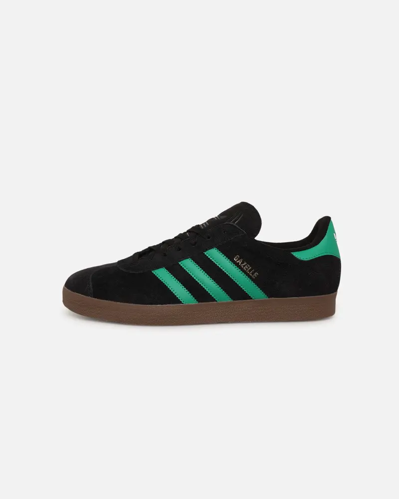Adidas Gazelle Black/Green 1