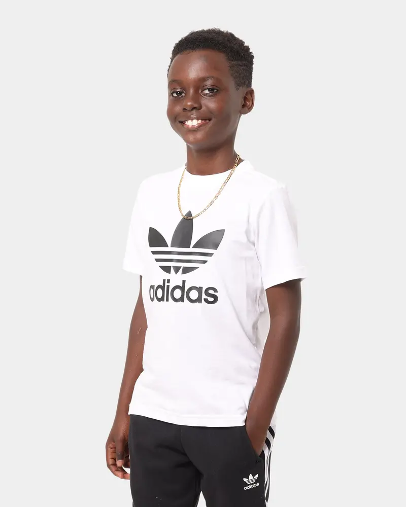 Adidas Kid's Adicolour Shorts And T-Shirt Set White/Black 1