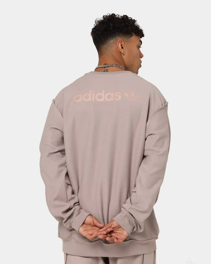 Adidas Loopback Crewneck Vapour Grey 1