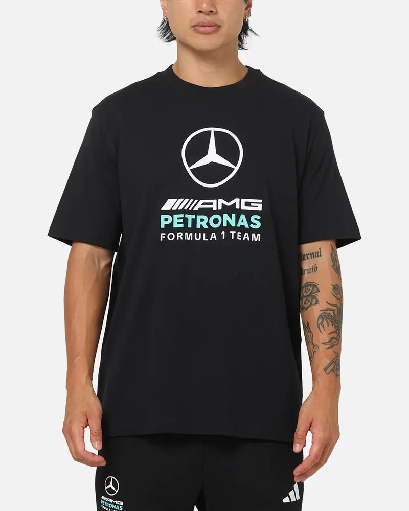 Adidas Mercedes-Amg Petronas Formula 1 Team Dna Graphic T-Shirt Black 1
