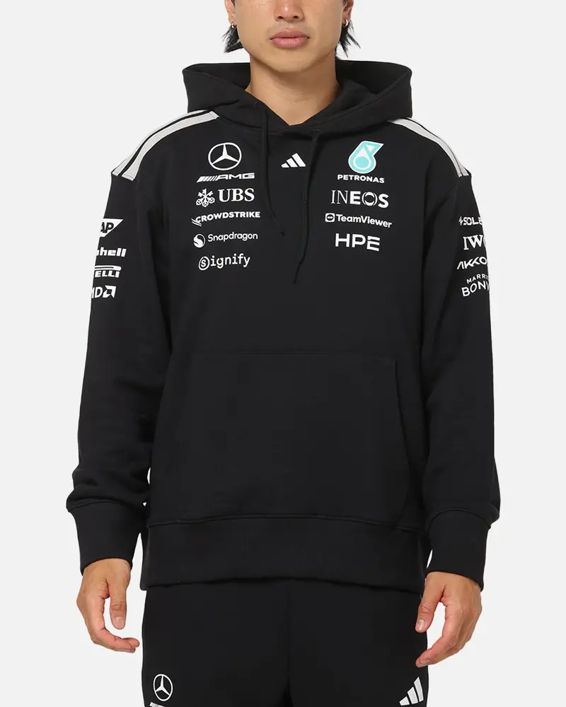 Adidas Mercedes-Amg Petronas Formula 1 Team Driver Hoodie Black 1
