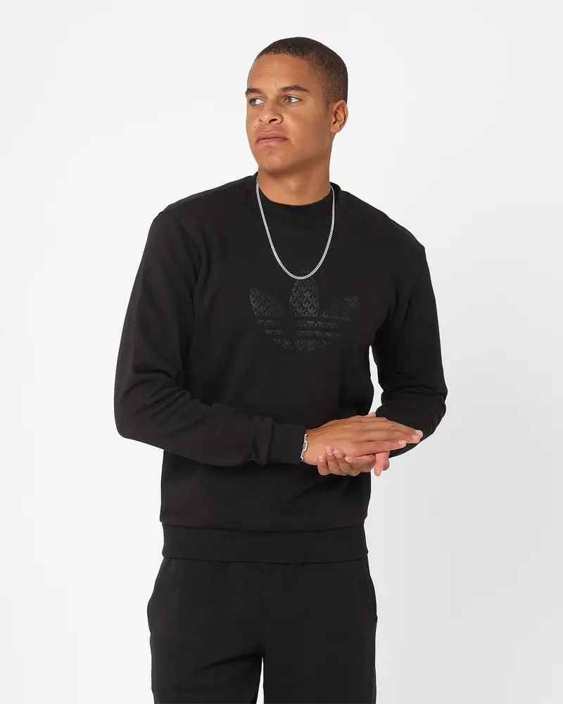 Adidas Monogram Crewneck Black 1